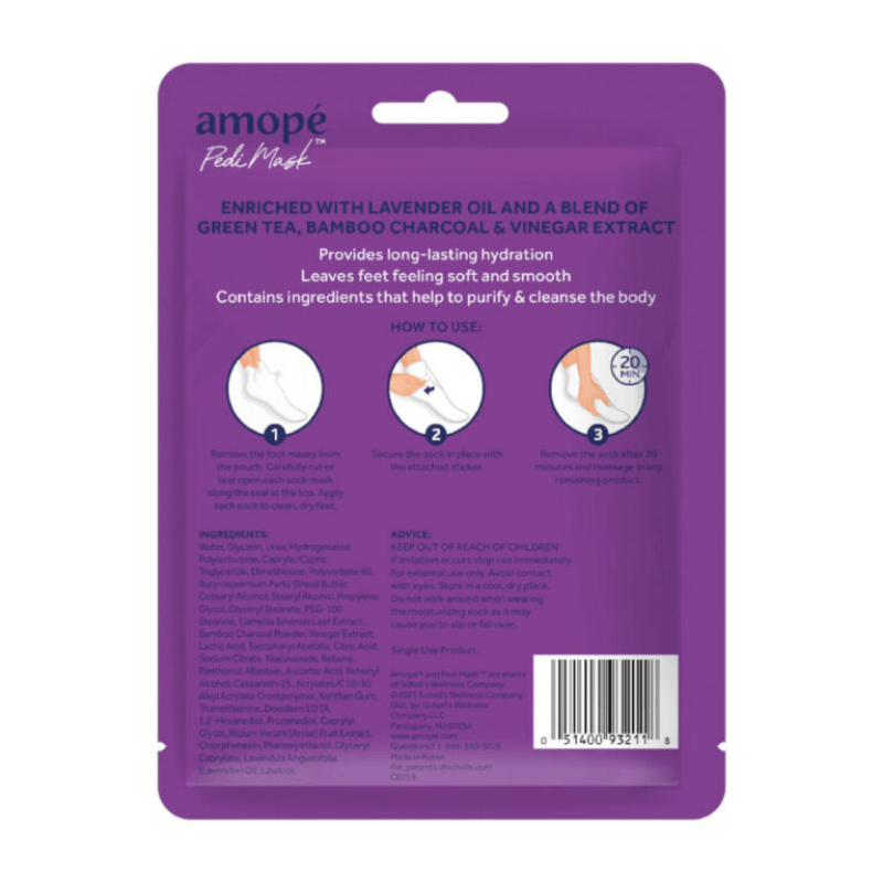 Msc DR. S AMOPE PEDI MASK foot mask lavender oil 1 pair 30 ml