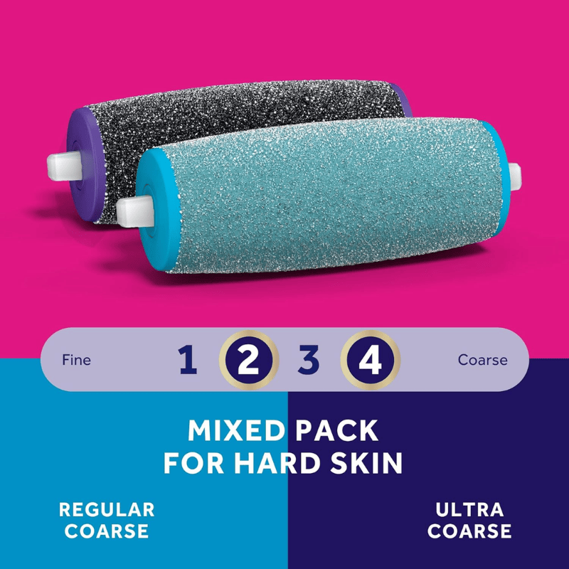 Foot Care Acc DR. S Amope Pedi Perfect Refills/Recharges 2-Replacement Rollers #2-#4