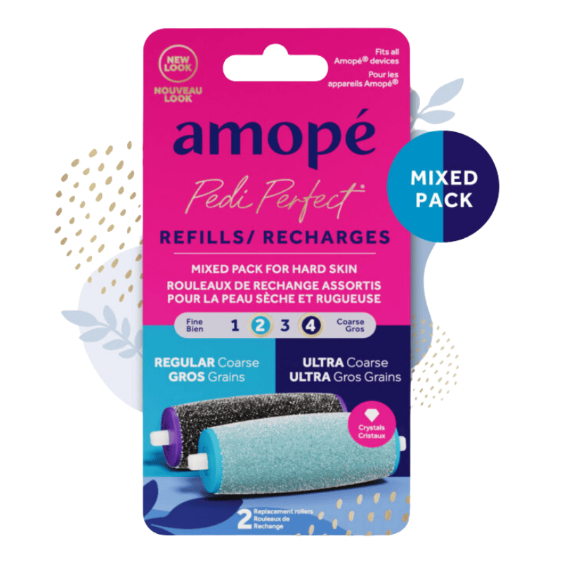 Foot Care Acc DR. S Amope Pedi Perfect Refills/Recharges 2-Replacement Rollers #2-#4