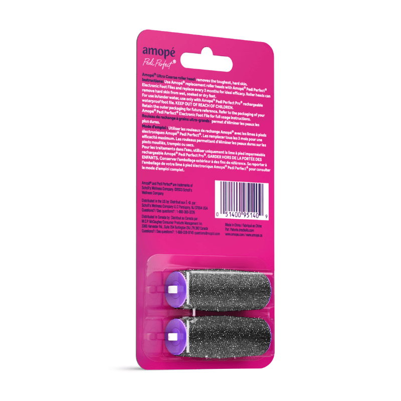 Foot Care Acc DR. S Amope Pedi Perfect Refills/Recharges 2-Replacement Rollers #4