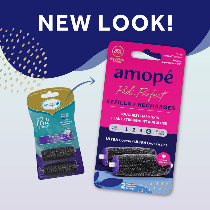 Foot Care Acc DR. S Amope Pedi Perfect Refills/Recharges 2-Replacement Rollers #4