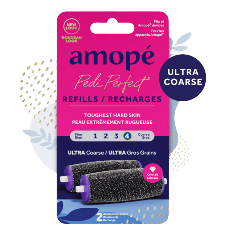 Foot Care Acc DR. S Amope Pedi Perfect Refills/Recharges 2-Replacement Rollers #4