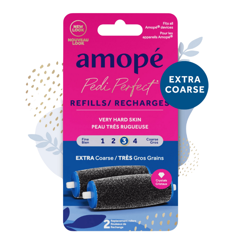 Foot Care Acc DR. S Amope Pedi Perfect Refills/Recharges 2-Replacement Rollers #3