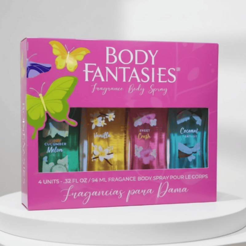 Bundles & Gift Sets Gift BF Body Fantasies  Fragrance Body Spray 4X94 ml