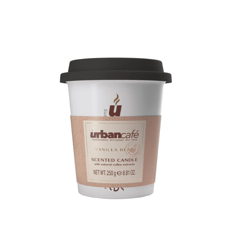 Home Fragrance Varios URBAN Scented Candle Vanilla Bean With Natural Coffee Extracts 250 g