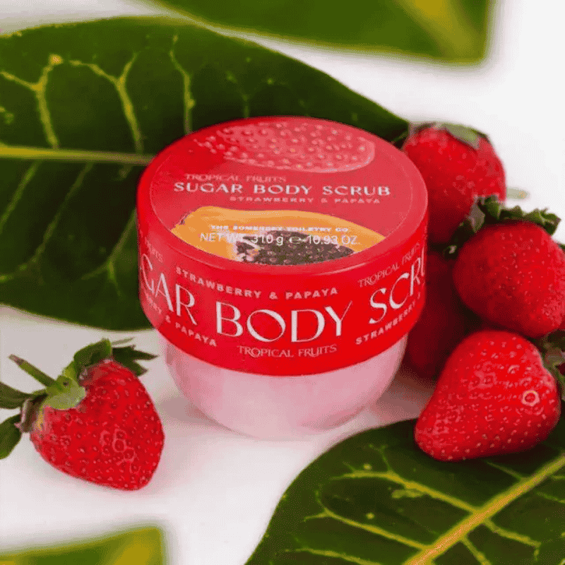 Body Care Scr Crp TF Strawberry & Papaya Sugar Body Scrub 310 g