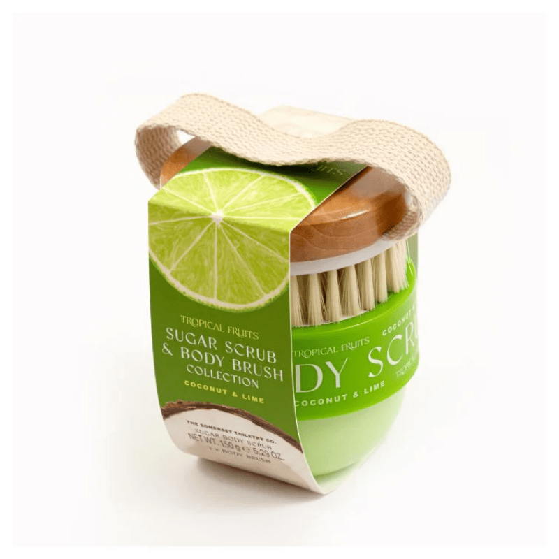 Bundles & Gift Sets Gift TF Coconut & Lime Sugar Scrub/Body Brush 150 g
