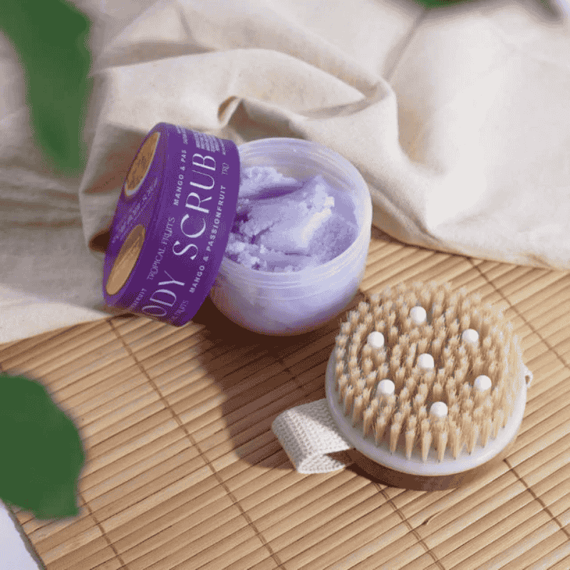 Bundles & Gift Sets Gift TF Mango & Passionfruit Sugar Scrub/Body Brush 150 g