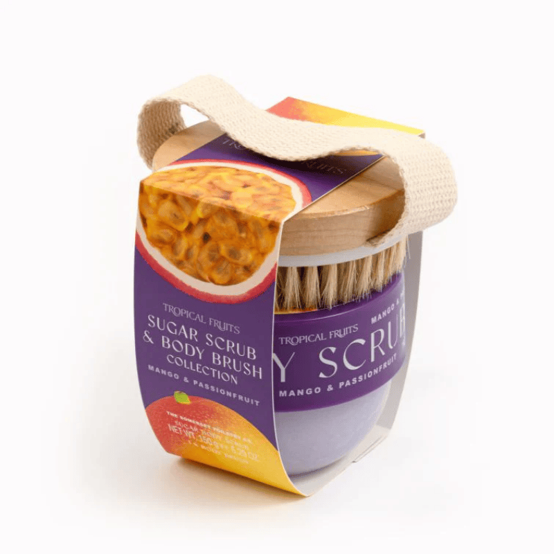 Bundles & Gift Sets Gift TF Mango & Passionfruit Sugar Scrub/Body Brush 150 g