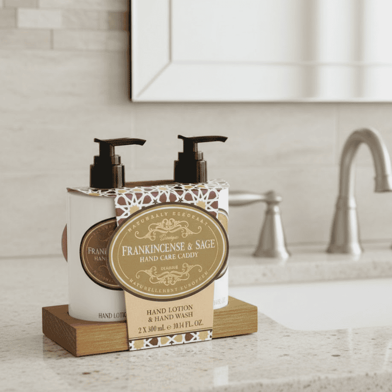 Bundles & Gift Sets Gift NE Frankincense & Sage Hand Care Caddy 2X300 ml