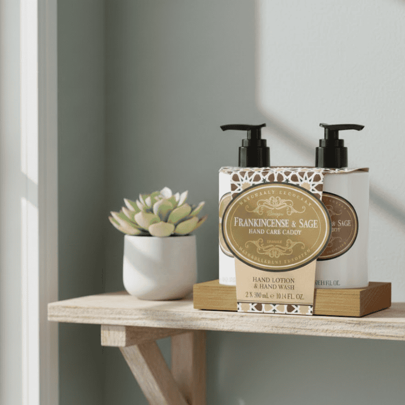 Bundles & Gift Sets Gift NE Frankincense & Sage Hand Care Caddy 2X300 ml