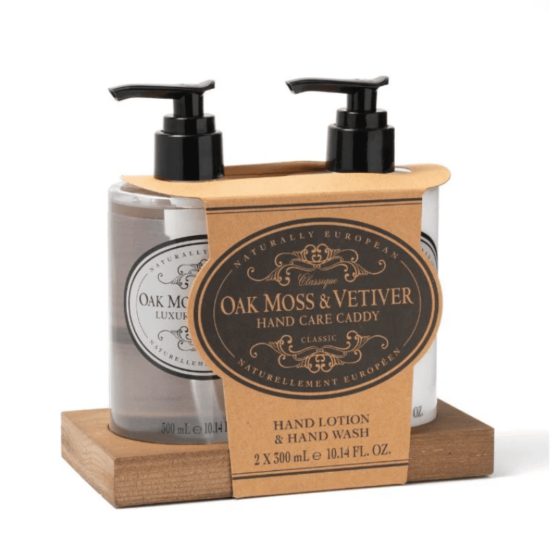 Bundles & Gift Sets Gift NE Oak Moss & Vetiver Hand Care Caddy 2X300 ml