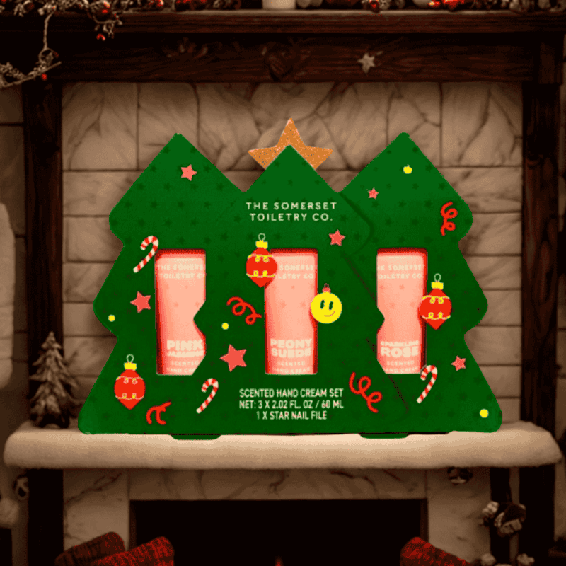 Bundles & Gift Sets Gift SOM Scented Hand Cream Set Jasmin/Peony/Rose 3X2.02 Oz/60 ml