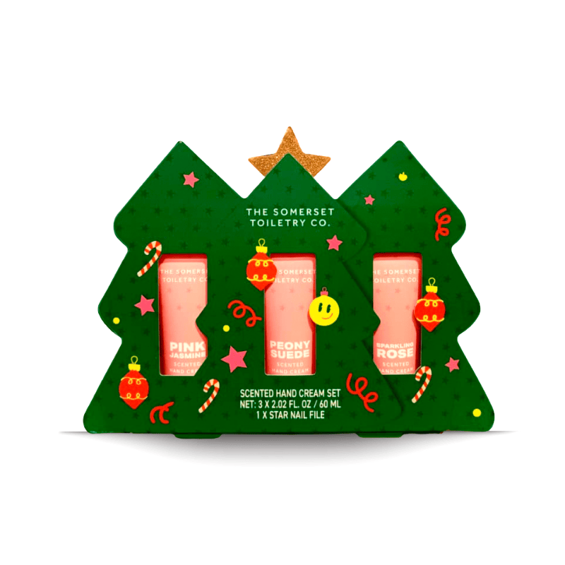 Bundles & Gift Sets Gift SOM Scented Hand Cream Set Jasmin/Peony/Rose 3X2.02 Oz/60 ml