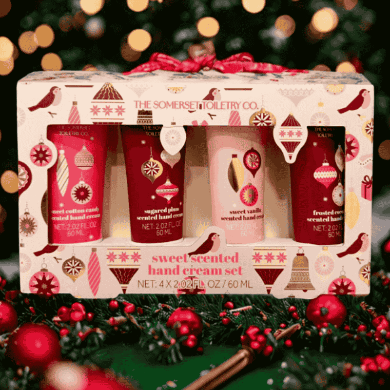 Bundles & Gift Sets Gift SOM Sweet Scented Hand Cream Set Cottoncandy/Plum/Vanilla/Coconut 4X2.02 Oz/60 ml