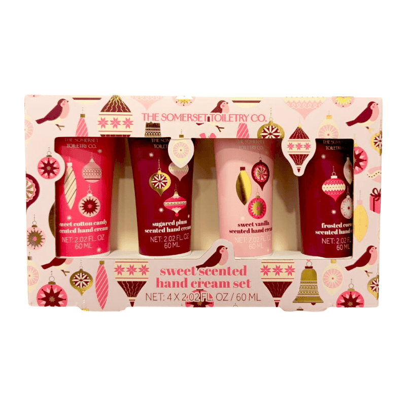Bundles & Gift Sets Gift SOM Sweet Scented Hand Cream Set Cottoncandy/Plum/Vanilla/Coconut 4X2.02 Oz/60 ml