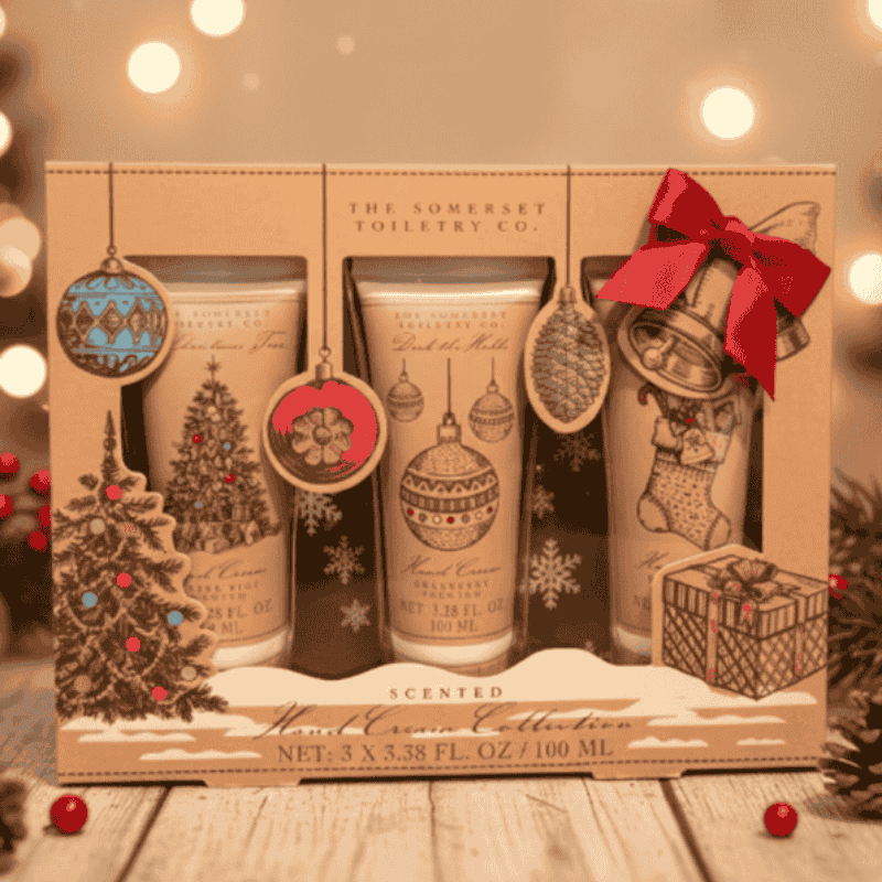 Bundles & Gift Sets Gift SOM Hand Cream Collection Winter Pine/Cranberry/Peppermint/ 3X3.38 Oz/100 ml