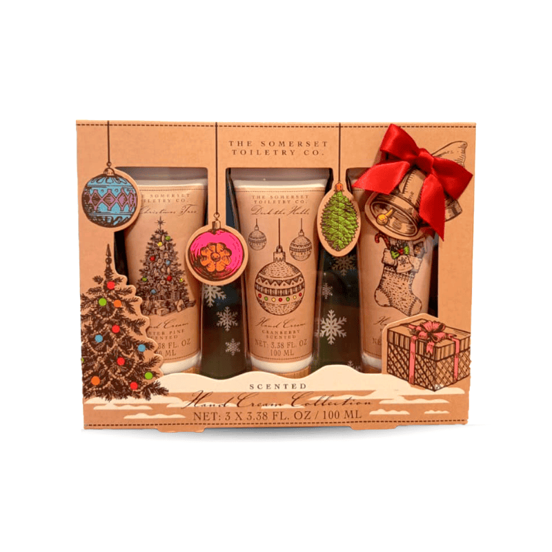 Bundles & Gift Sets Gift SOM Hand Cream Collection Winter Pine/Cranberry/Peppermint/ 3X3.38 Oz/100 ml