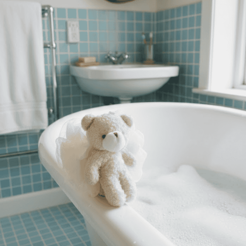 Body Care Acc AA Bear Bath Sponge