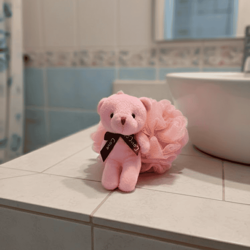 Body Care Acc AA Bear Bath Sponge