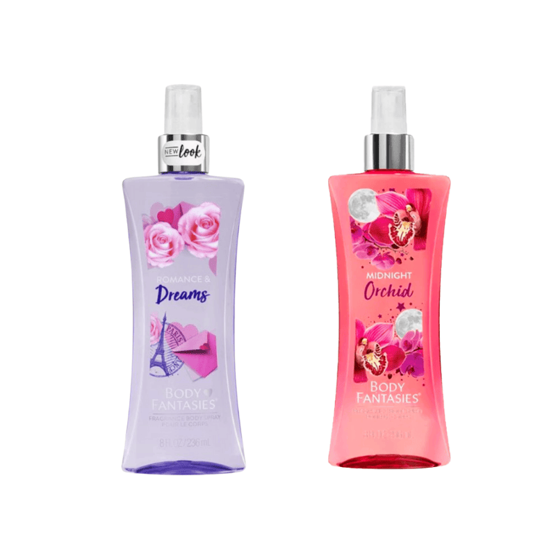 Bundles & Gift Sets Gift BF Dos Splash De Bodyfantasies De 236Ml + 1 Bolsa Fucsia