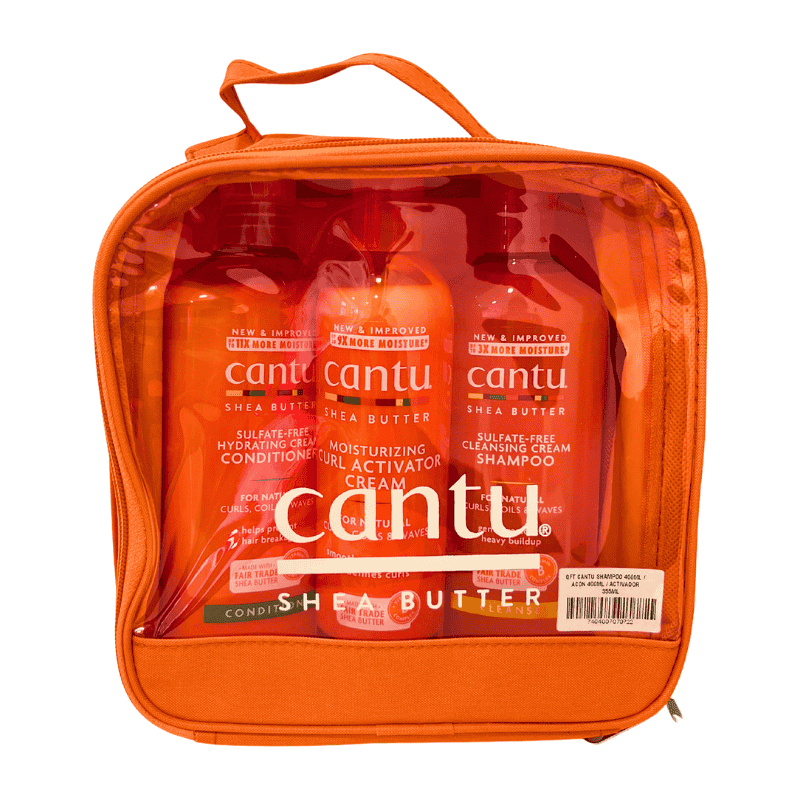 Hair Care Gift CANTU Kit Cantu Shampoo 400Ml+Acond 400Ml+Activador 355 ml