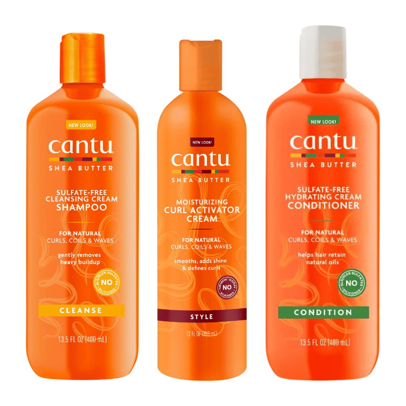 Hair Care Gift CANTU Kit Cantu Shampoo 400Ml+Acond 400Ml+Activador 355 ml