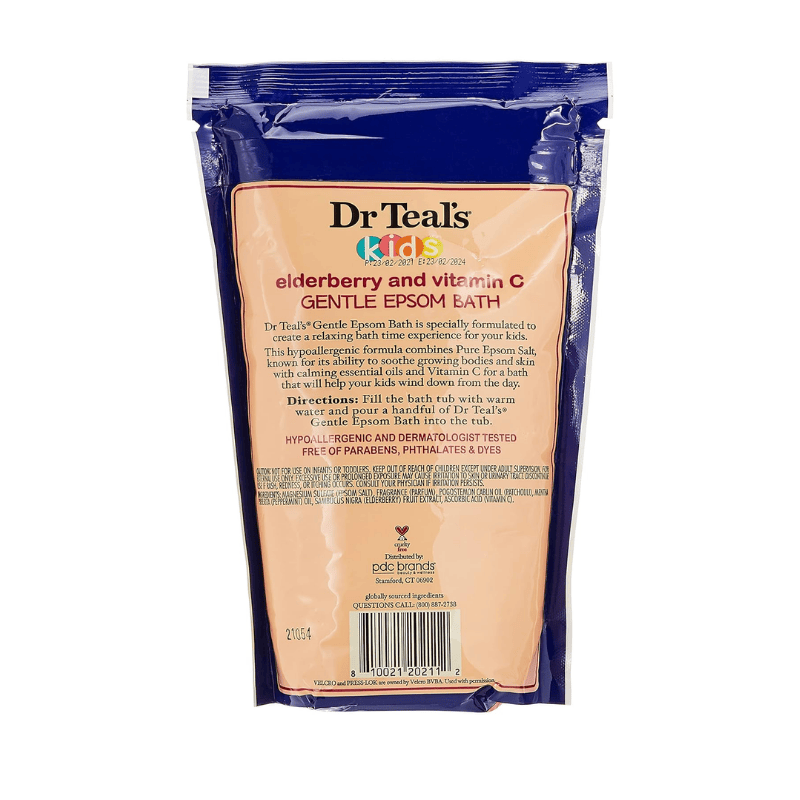 Spa Care Sal Tin DR.T Kids Salt Elderberry & Vitamin C 2 Lbs