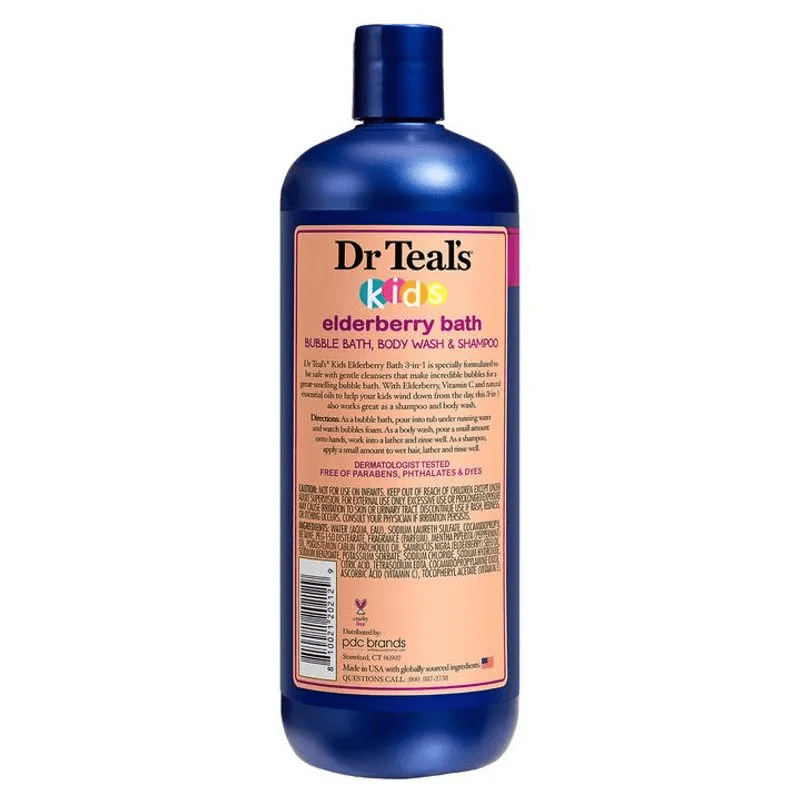 Body Care Gl Dch DR.T Kids 3 En 1 Elderberry Bath 591 ml