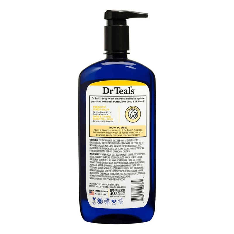Body Care Gl Dch DR.T Prebiotic Lemon Balm & Essential Oils 710 ml