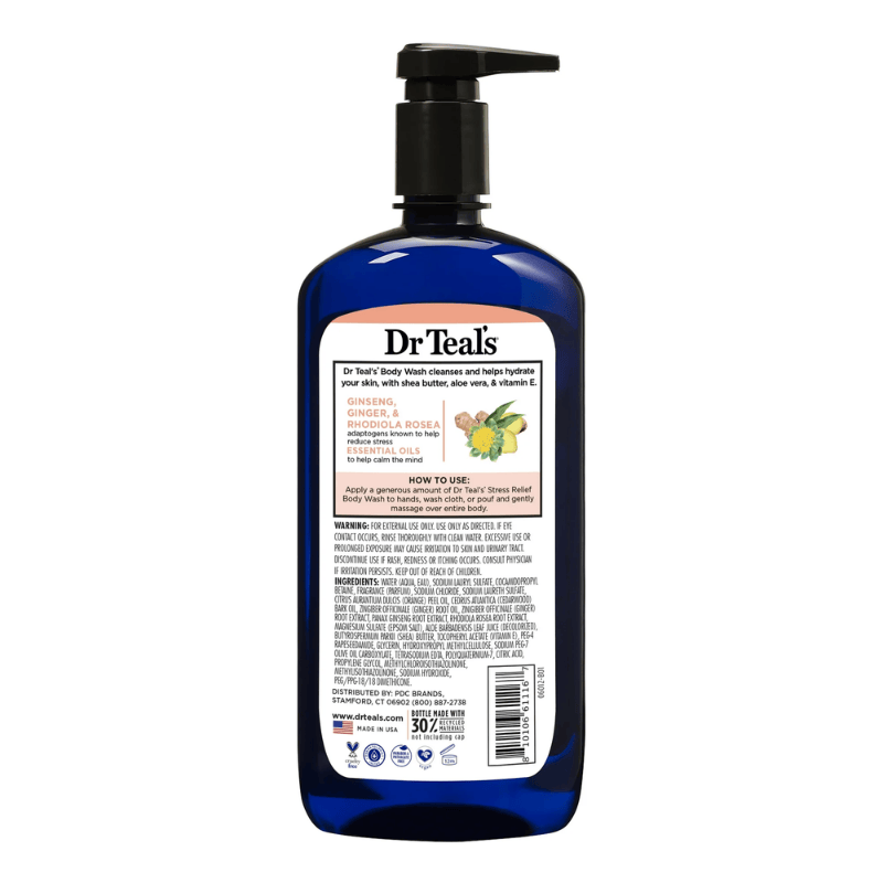 Body Care Gl Dch DR.T Stress Relief Ginseng, Ginger, Rhodiola Rosea Oils 710 ml