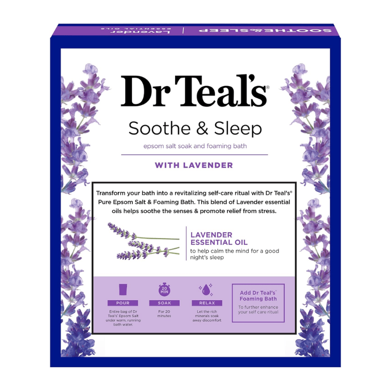 Bundles & Gift Sets Gift DR.T Bathtime Bundle Lavender Essential Oils Salt 312G/Foaming 88 ml