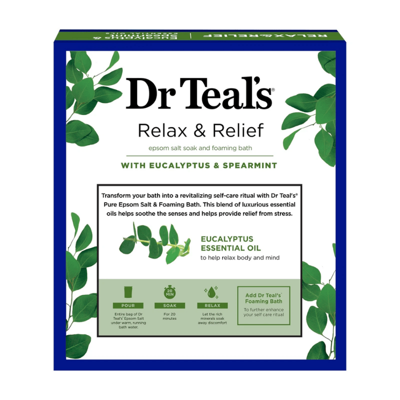 Bundles & Gift Sets Gift DR.T Bathtime Bundle Eucalyptus-Spearmint Salt 312G/Foaming 88 ml