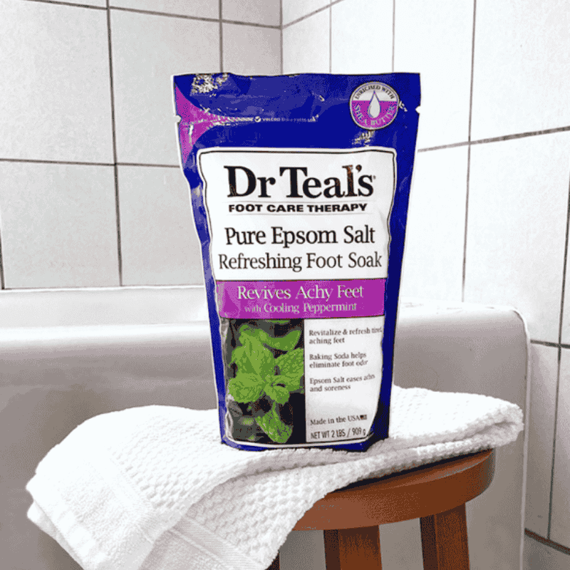 Foot Care Sal Tin DR.T Revives Achy Feet & Cooling Peppermint 2 lbs