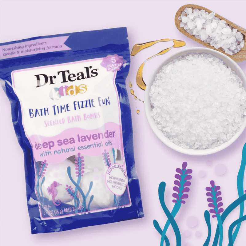 BTBM DR.T BATH FIZZIE KIDS DEEP SEA LAVENDER 45G