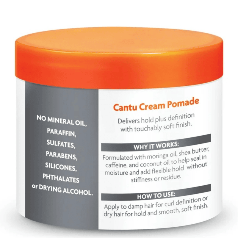 Hair Care TRM CANTU For Men Cream Pomade Shea Butter-Caffeine-Moringa Oil 227 g