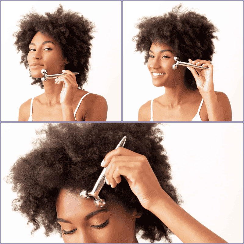 Body Care Acc Plum Beauty Contouring Facial Roller Lifts And Firms