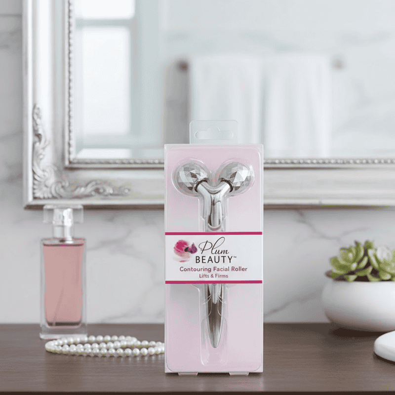 Body Care Acc Plum Beauty Contouring Facial Roller Lifts And Firms