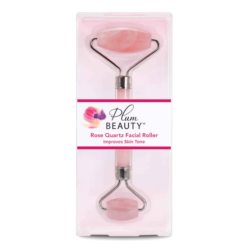 Body Care Acc Plum Beauty Rose Quartz Facial Roller Helps Improve Skin Tone
