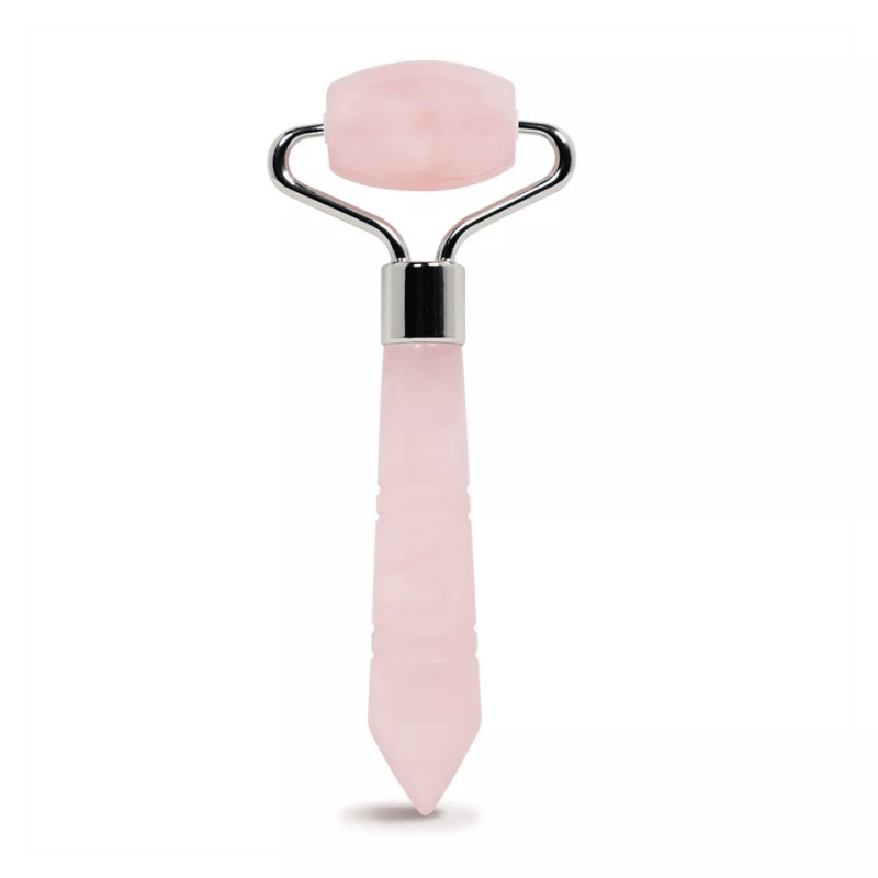 Body Care Acc Plum Beauty Mini Rose Quartz Facial Roller Perfect Por Travel