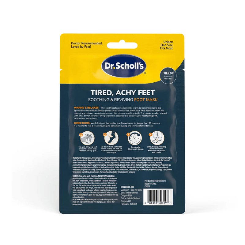 Foot Care Msc DR. S Tired Achy Feet Soothing & Reviving Foot Mask 1 Pair